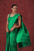 Silk Temple Green Saree
